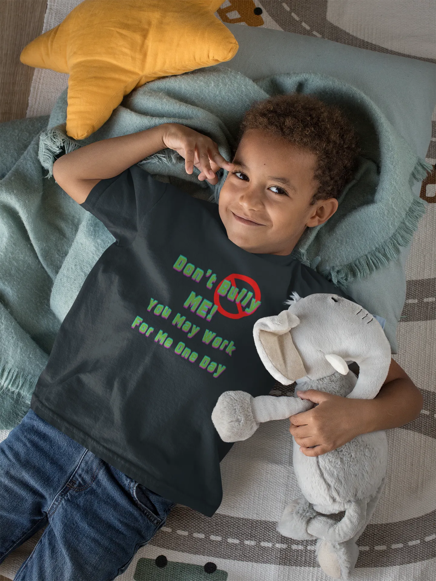 Don't bully me, you may work for me one day Toddler Tee - Boy