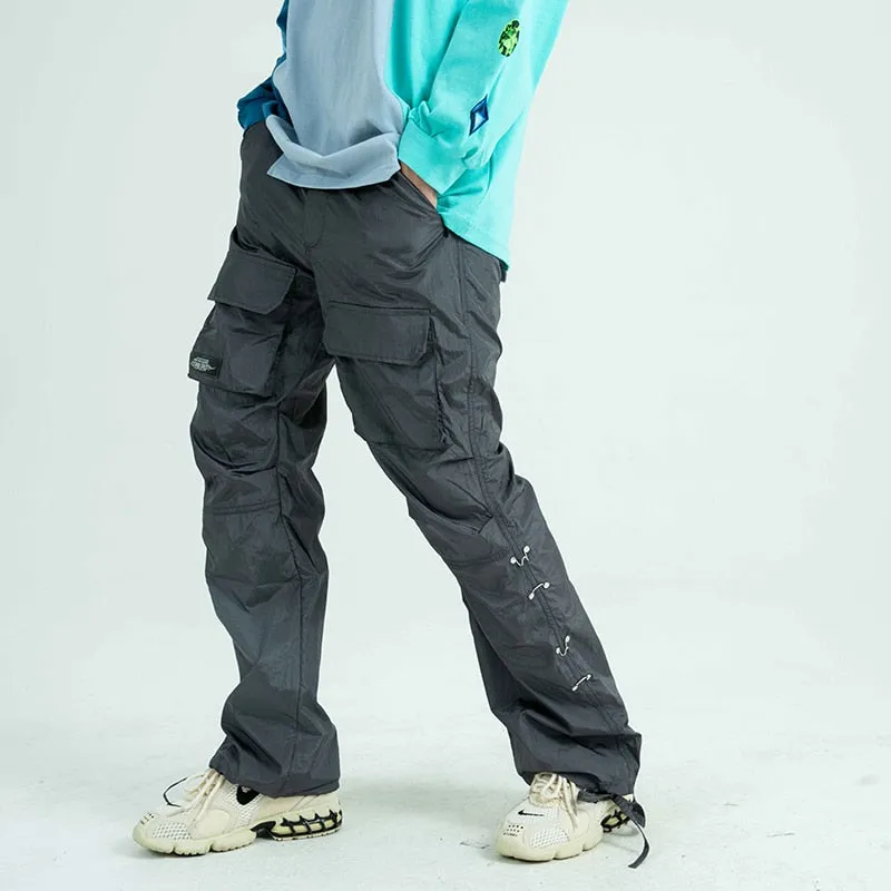 Double Hooks Streetwear Loose Cargo Pants