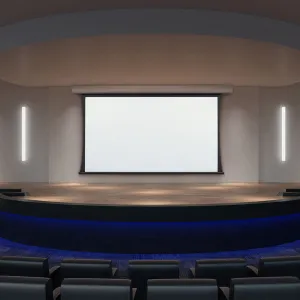 Draper Acumen® XL V [CinemaScope 2.39:1] Electric Projection Screen 135" (52" x 124 1/2") 155111FB