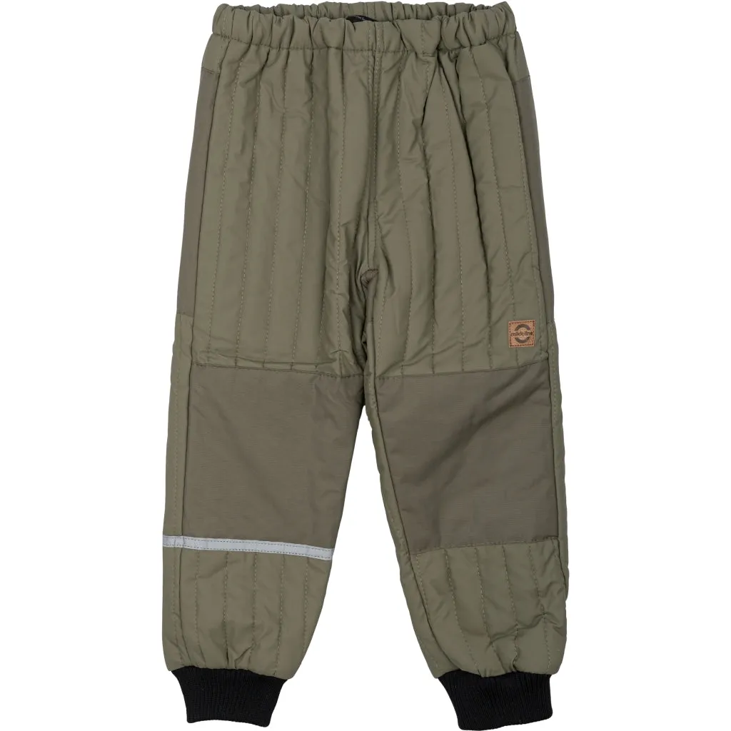 DUVET Thermal Pants - Dusty Olive