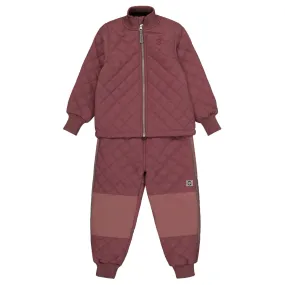 DUVET Thermo Set Fleece Lining - Rose Brown