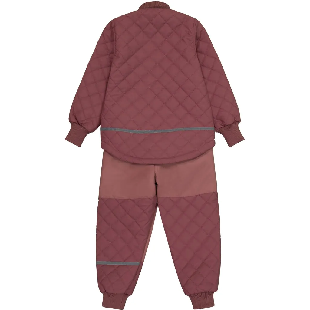 DUVET Thermo Set Fleece Lining - Rose Brown