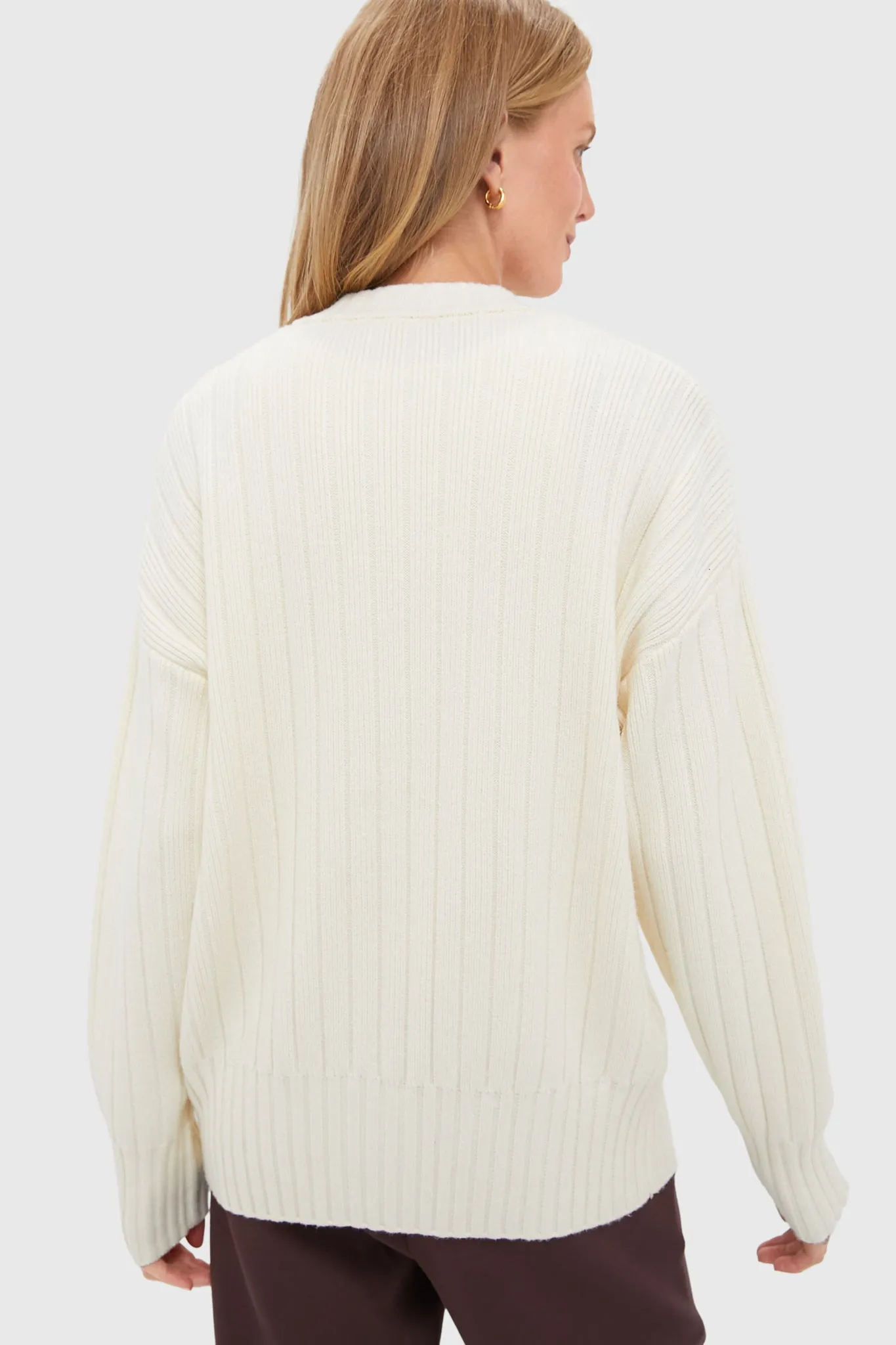 Egret Pensdale Relaxed Knit Jacket