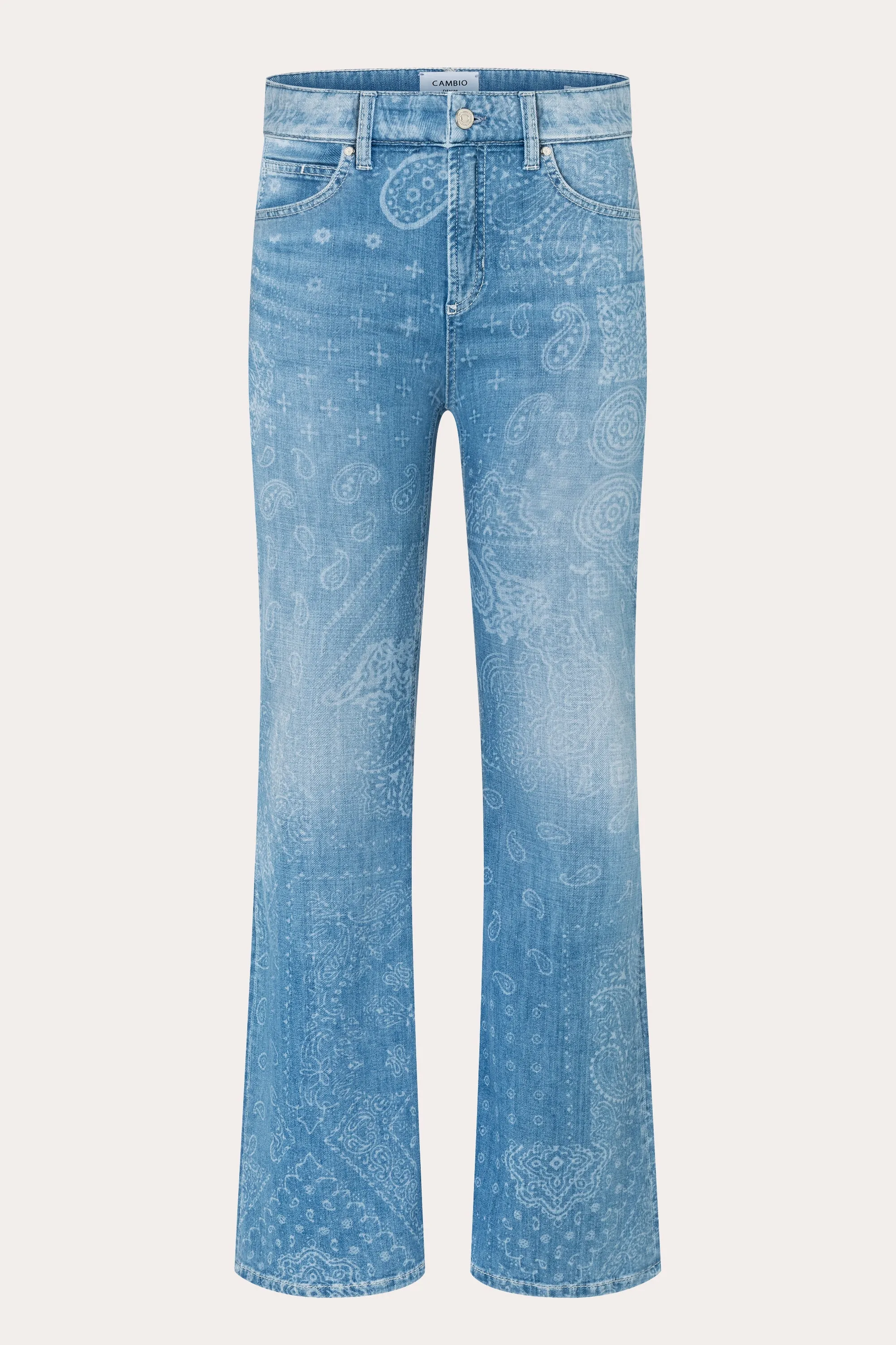 Fabienne Paisley Flared Jeans - Summer