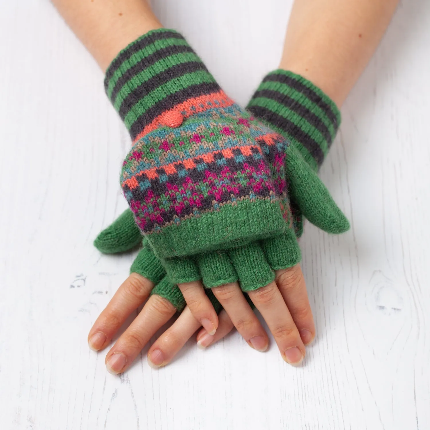 Fabulous Fairisle Knit Gloves