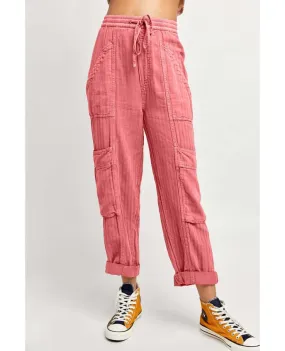 Feelin' Good Utility Pull On Pant Flowers for 2