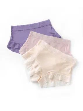 FEELITS Royal Mulberry Silk. Extreme Comfort Mid-Waist Knitted Hipster silk panties For Women