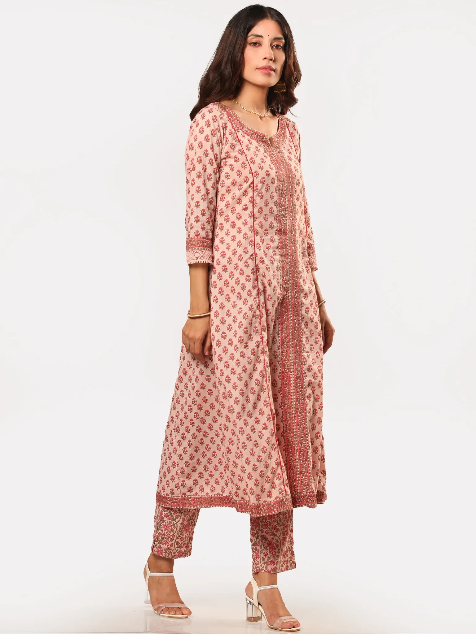 Fiza Bahaar Flared Kurta