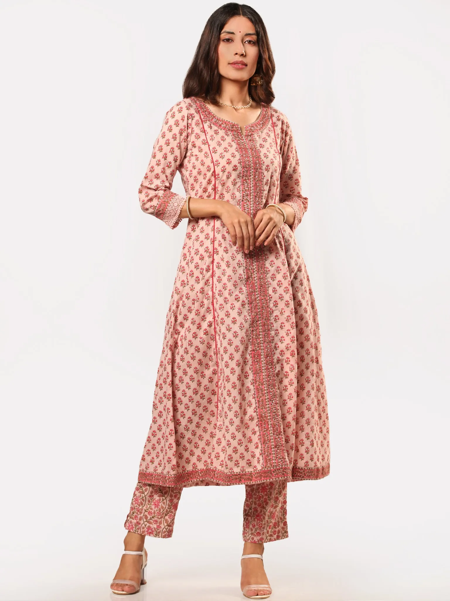 Fiza Bahaar Flared Kurta