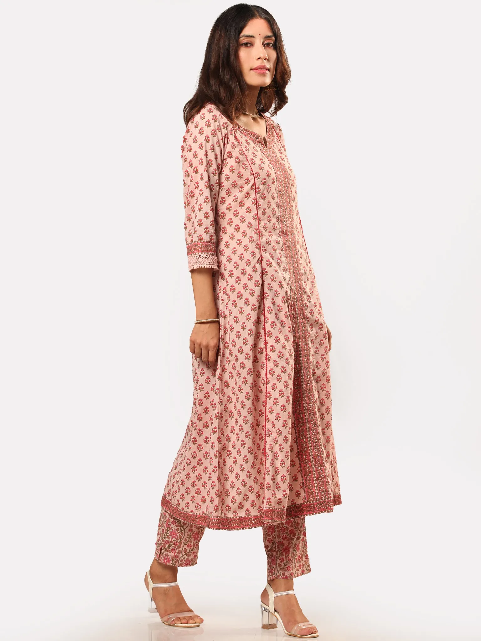 Fiza Bahaar Flared Kurta