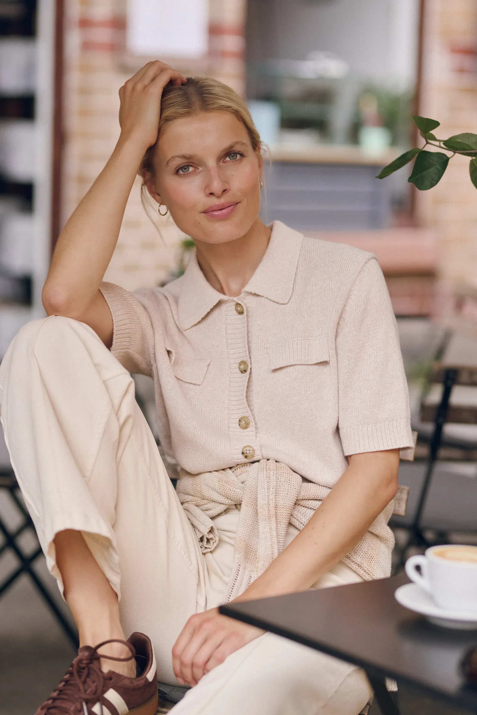 Flax Knit Top - Calico