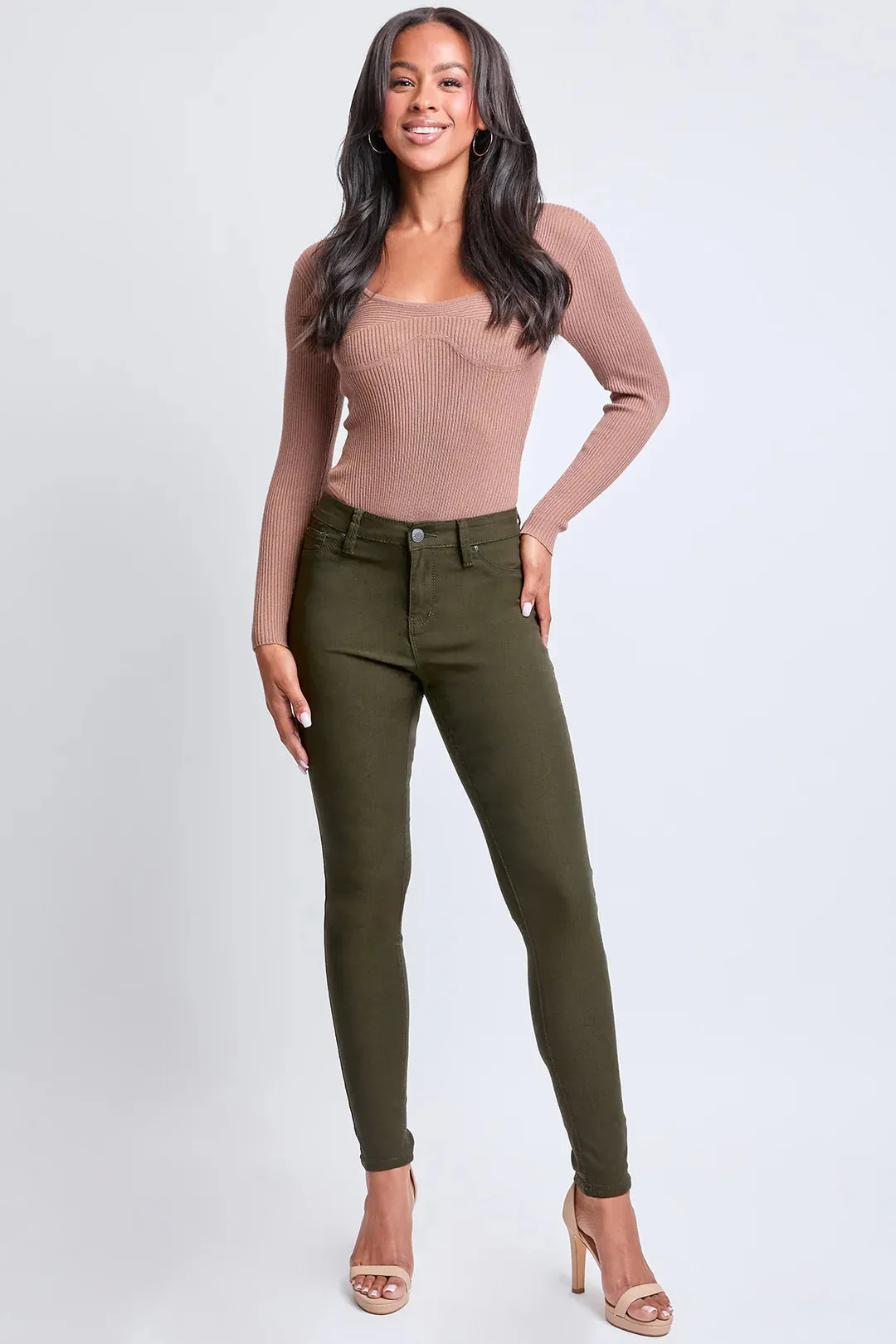 Forever Color YMI Hyperstretch Mid-Rise Skinny Jeans