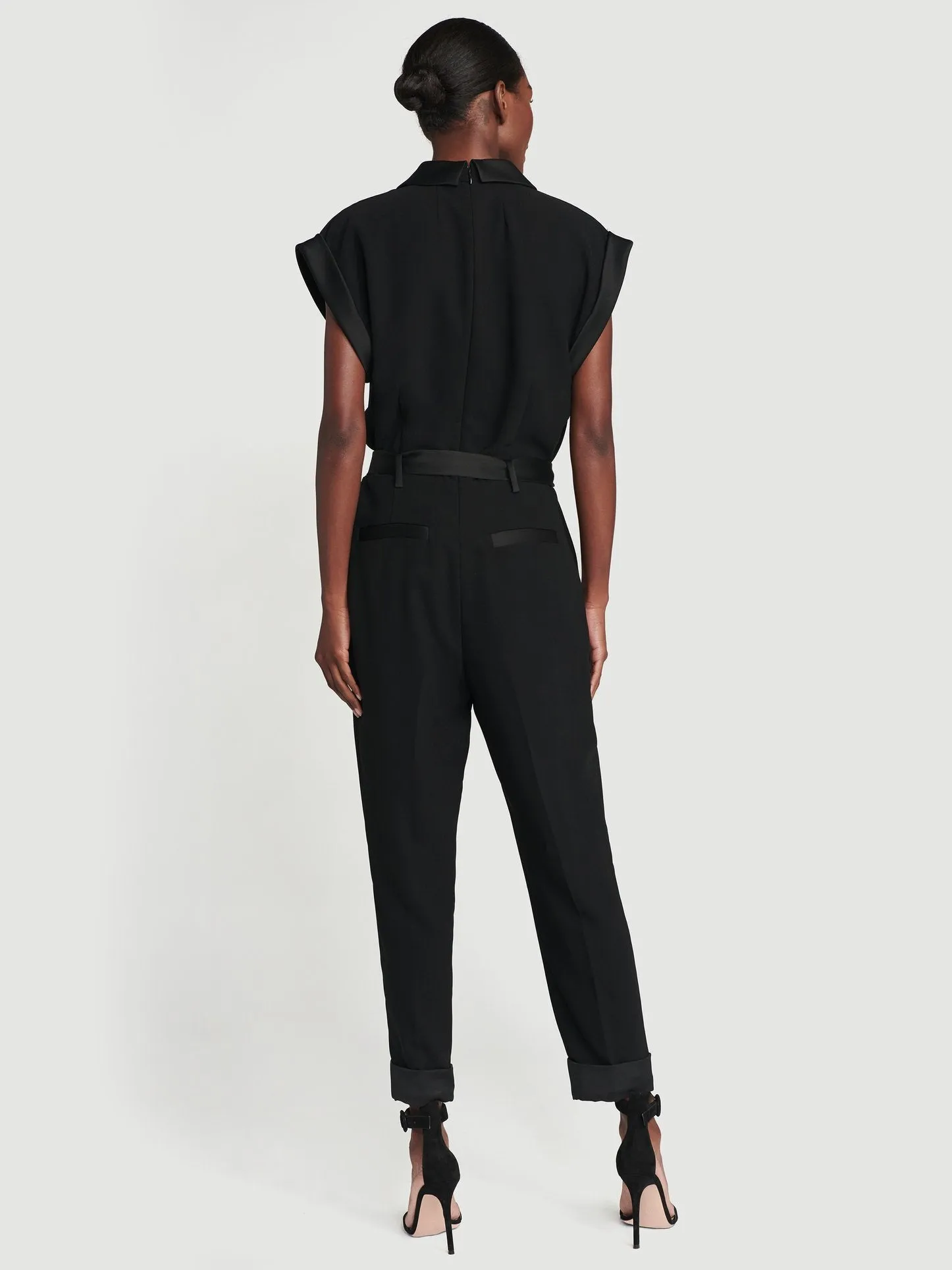 Frame - Tux Jumpsuit in Noir