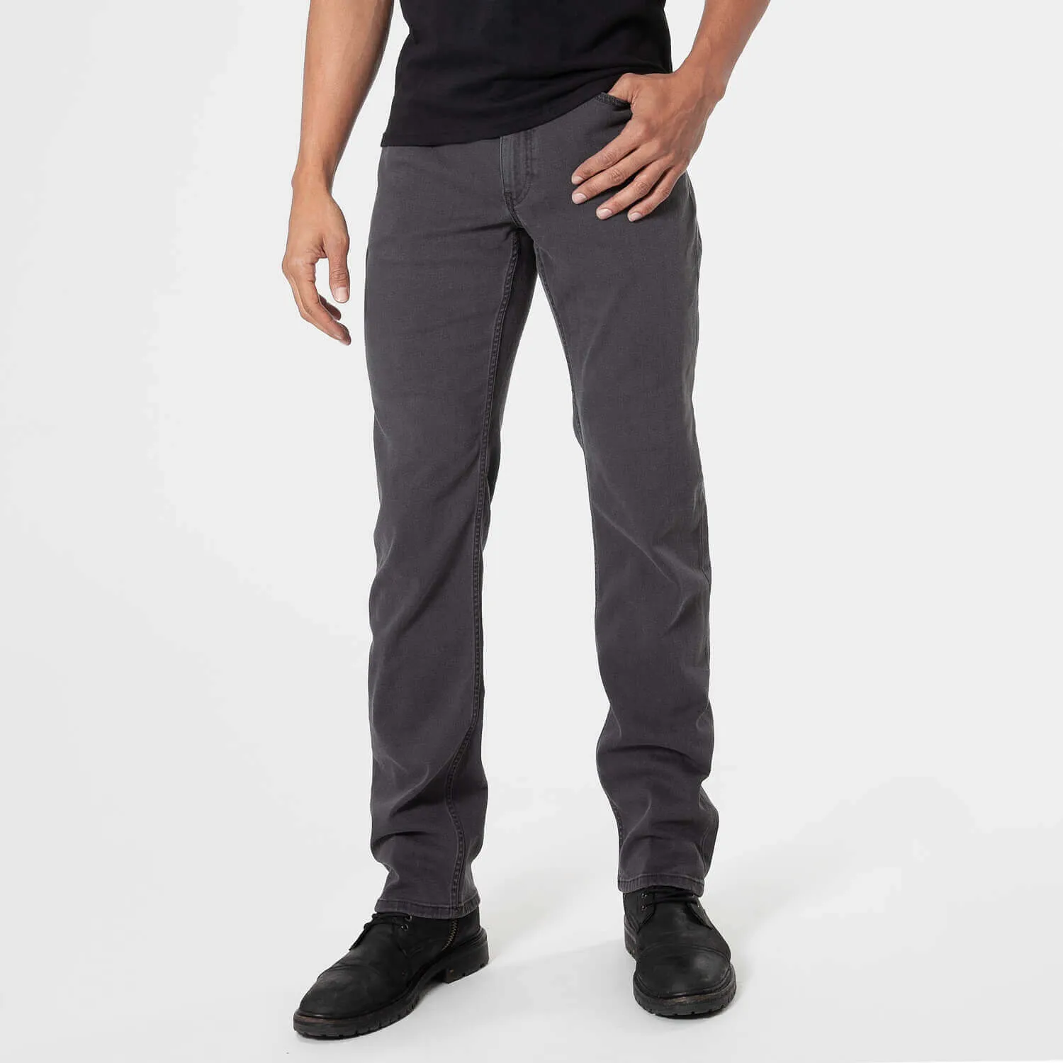 Gray & Medium Gray Straight Fit Comfort Jeans 2-Pack