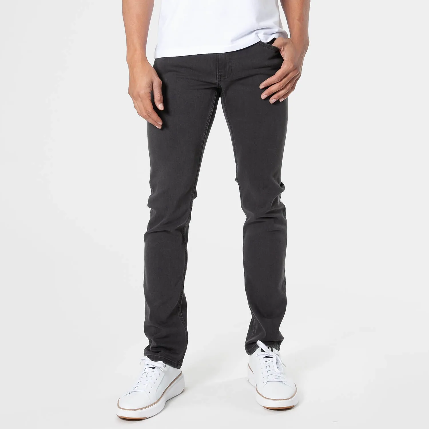 Gray Wash Slim Comfort Stretch Jeans