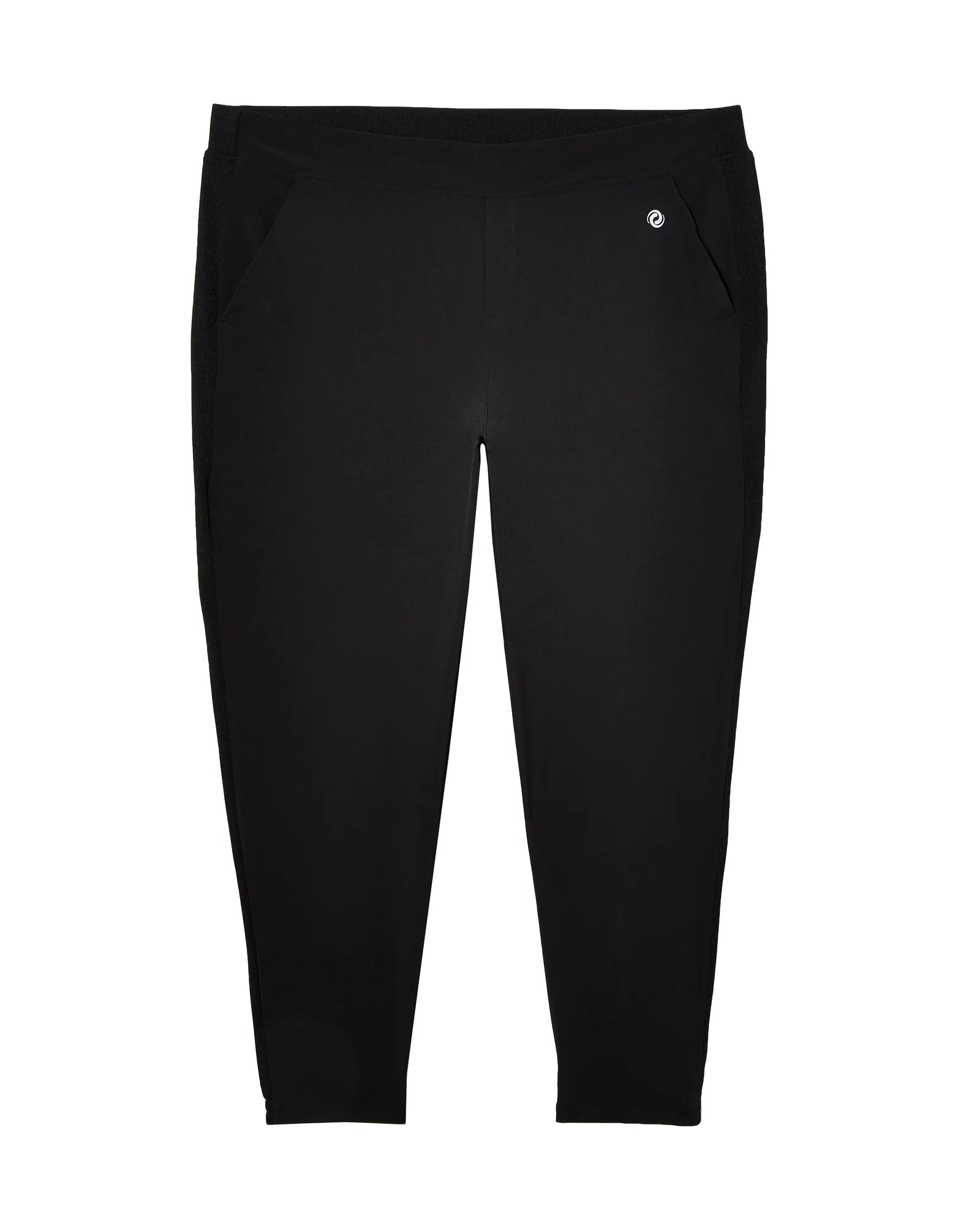 Guider Jogger with Ribbed Side Detail | Black