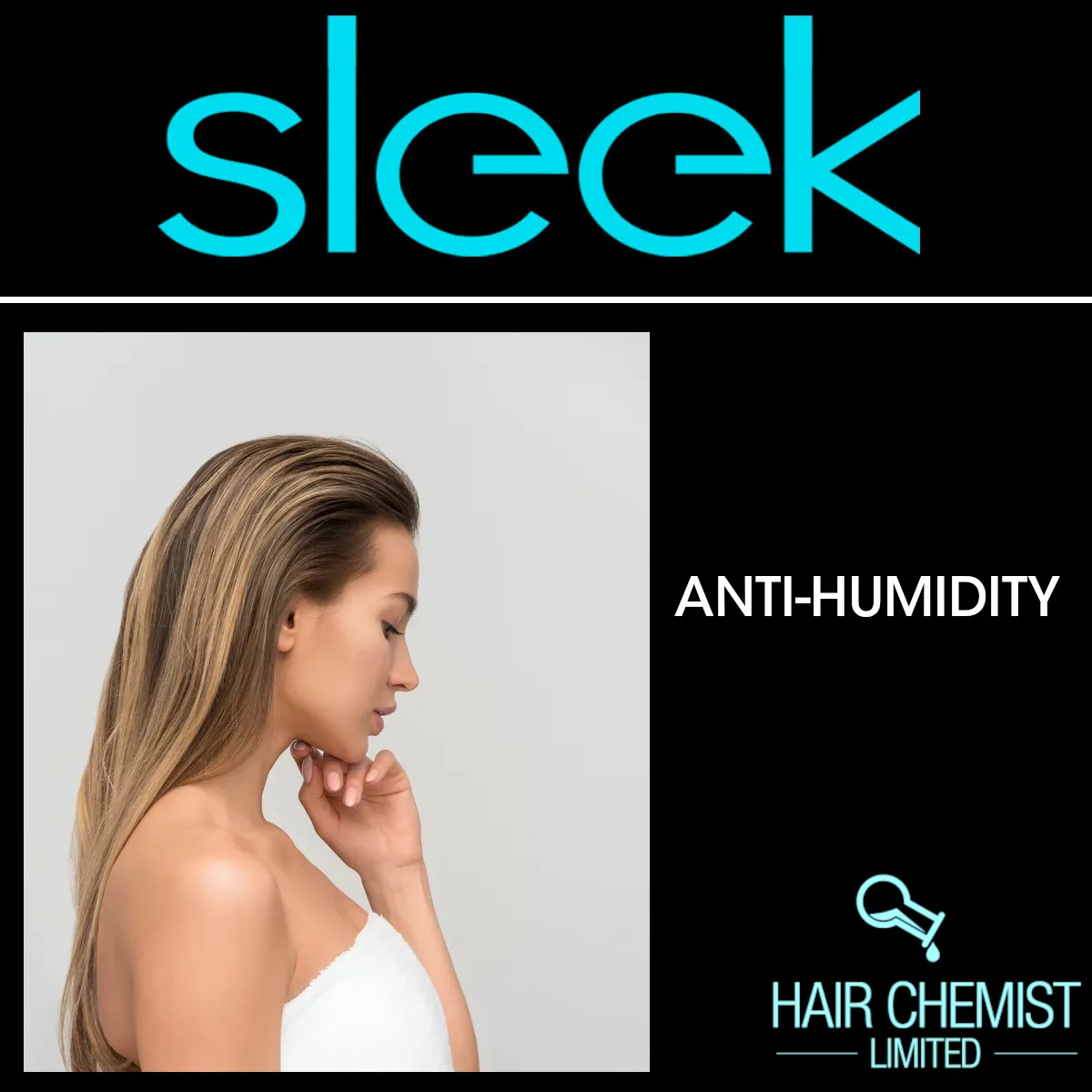 Hair Chemist SLEEK Anti Humidity Shampoo & Conditioner 8 oz. (2-PC SET)