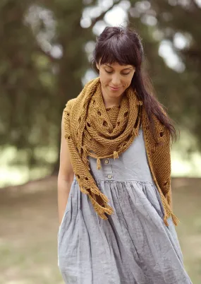 Hipster Shawl, Joji. Print Knitting Pattern