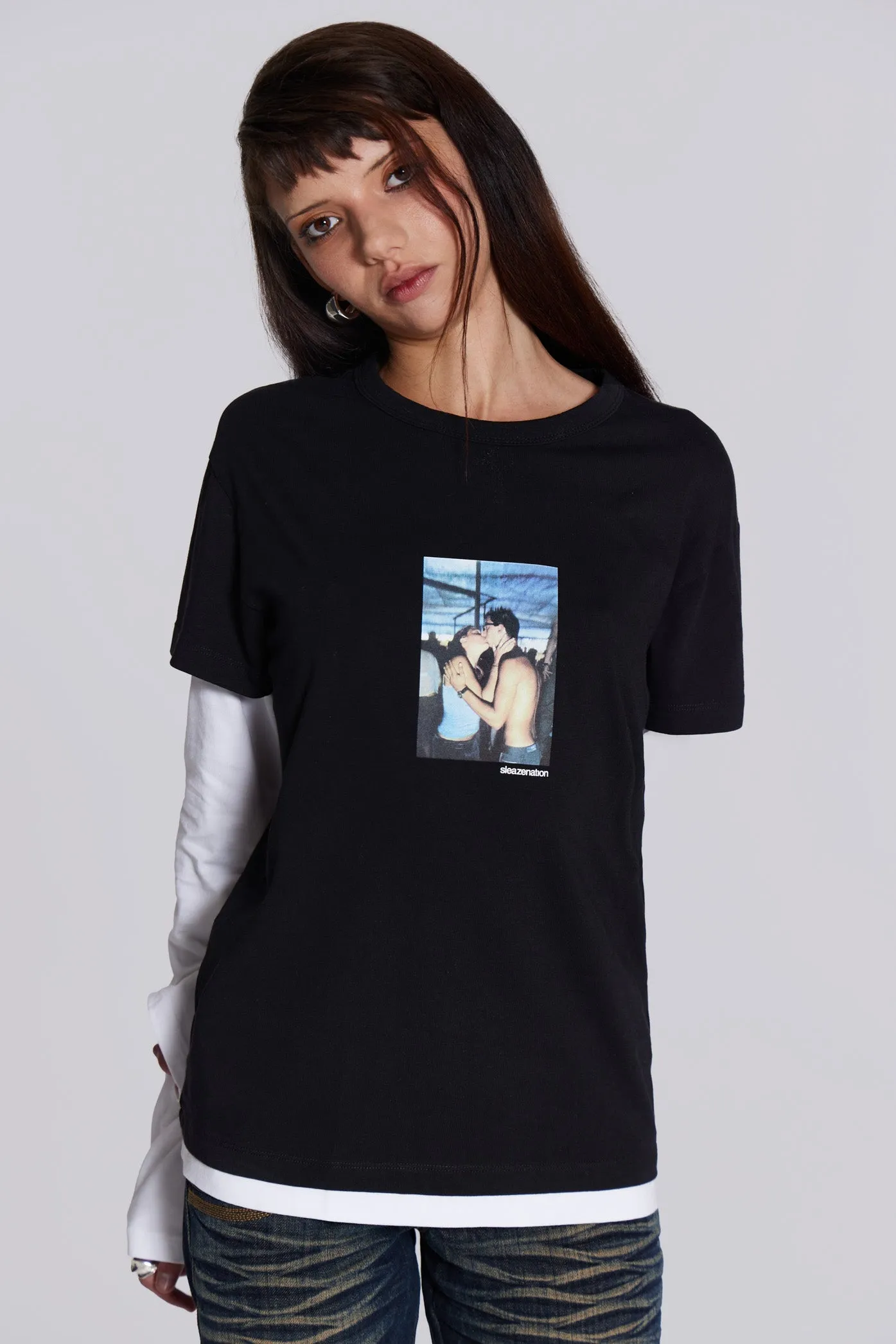 Ibiza Kiss Double Layer Tee