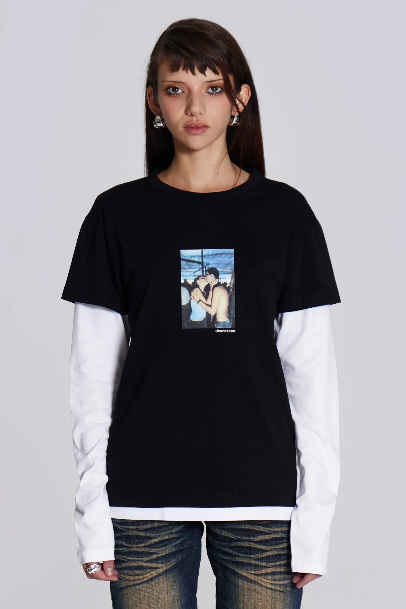 Ibiza Kiss Double Layer Tee