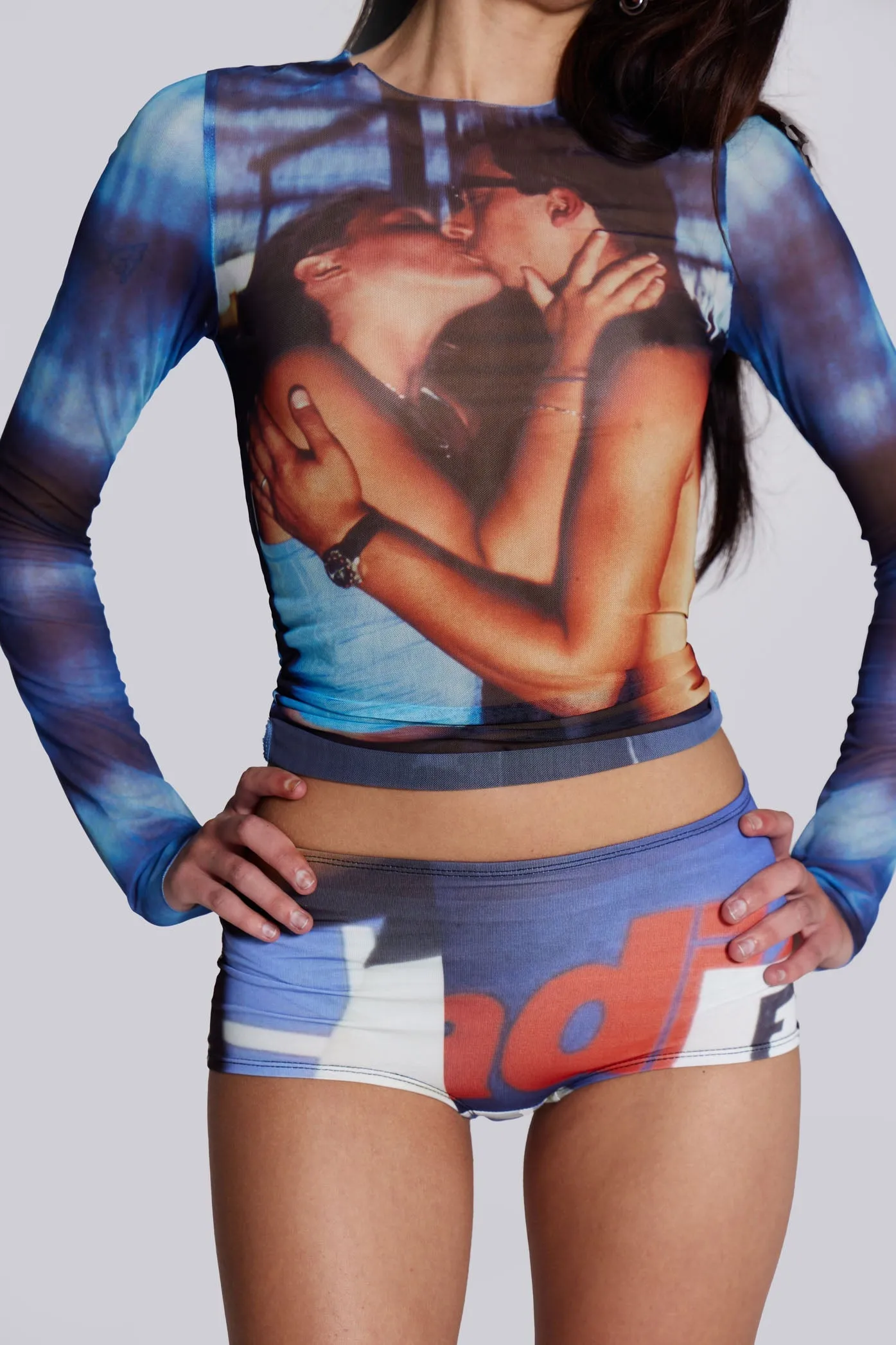 Ibiza Kiss Mesh Long Sleeve