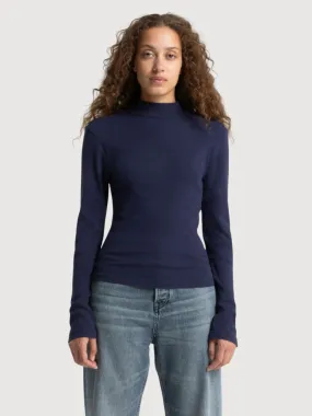 Jacobina Peacoat Woman longsleeve | King Of Indigo