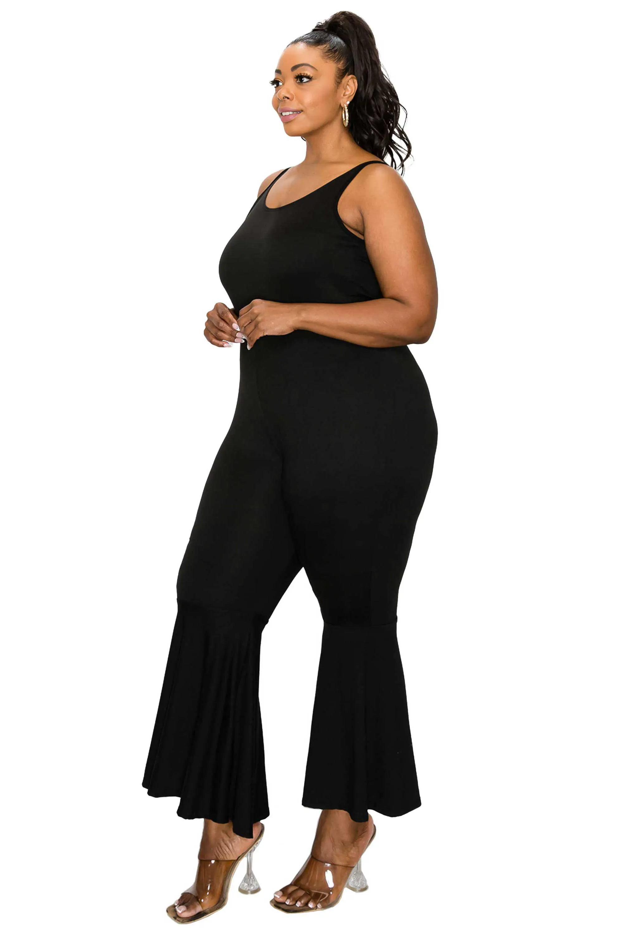 Jalda Flared Leg Tank Jumpsuit