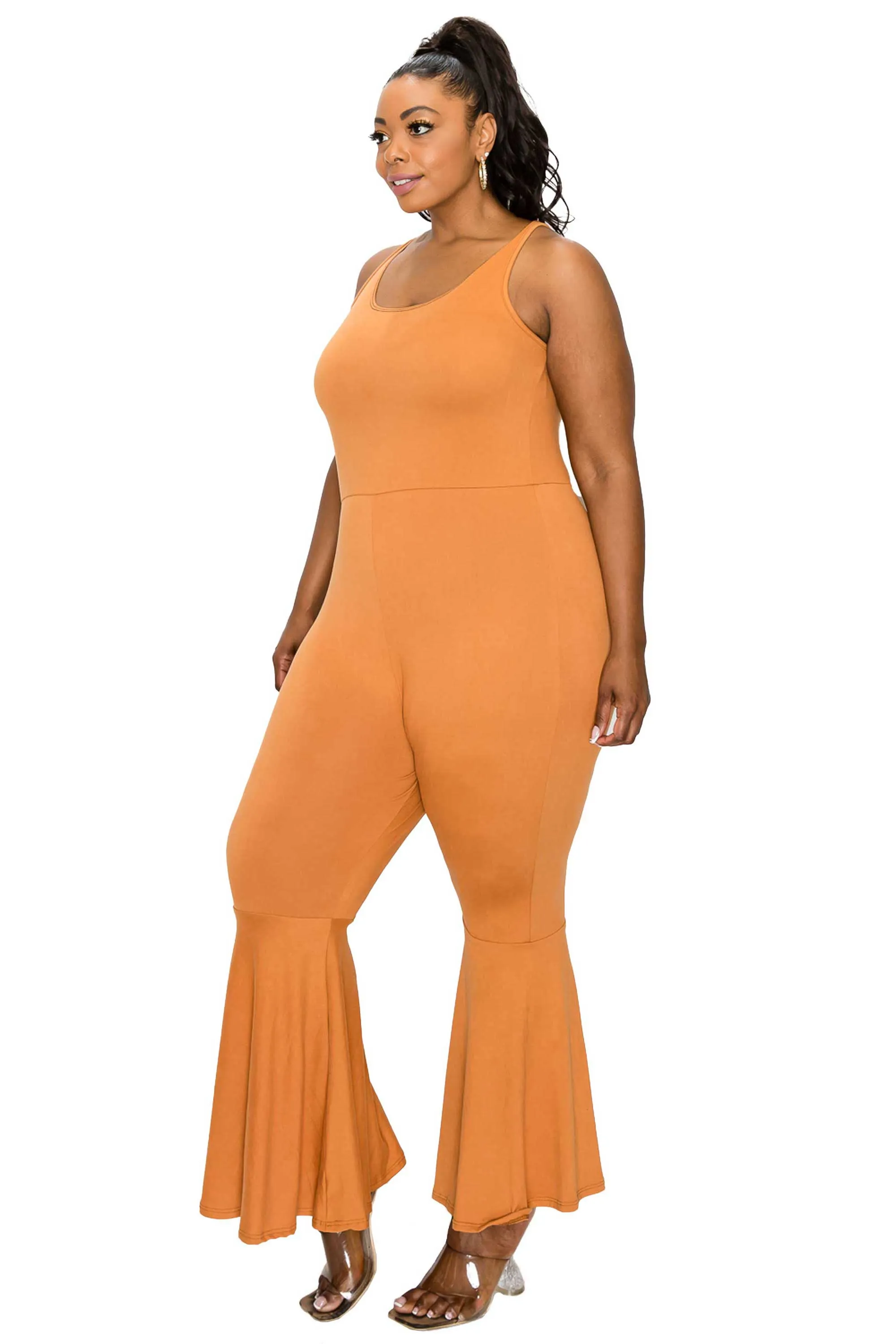 Jalda Flared Leg Tank Jumpsuit