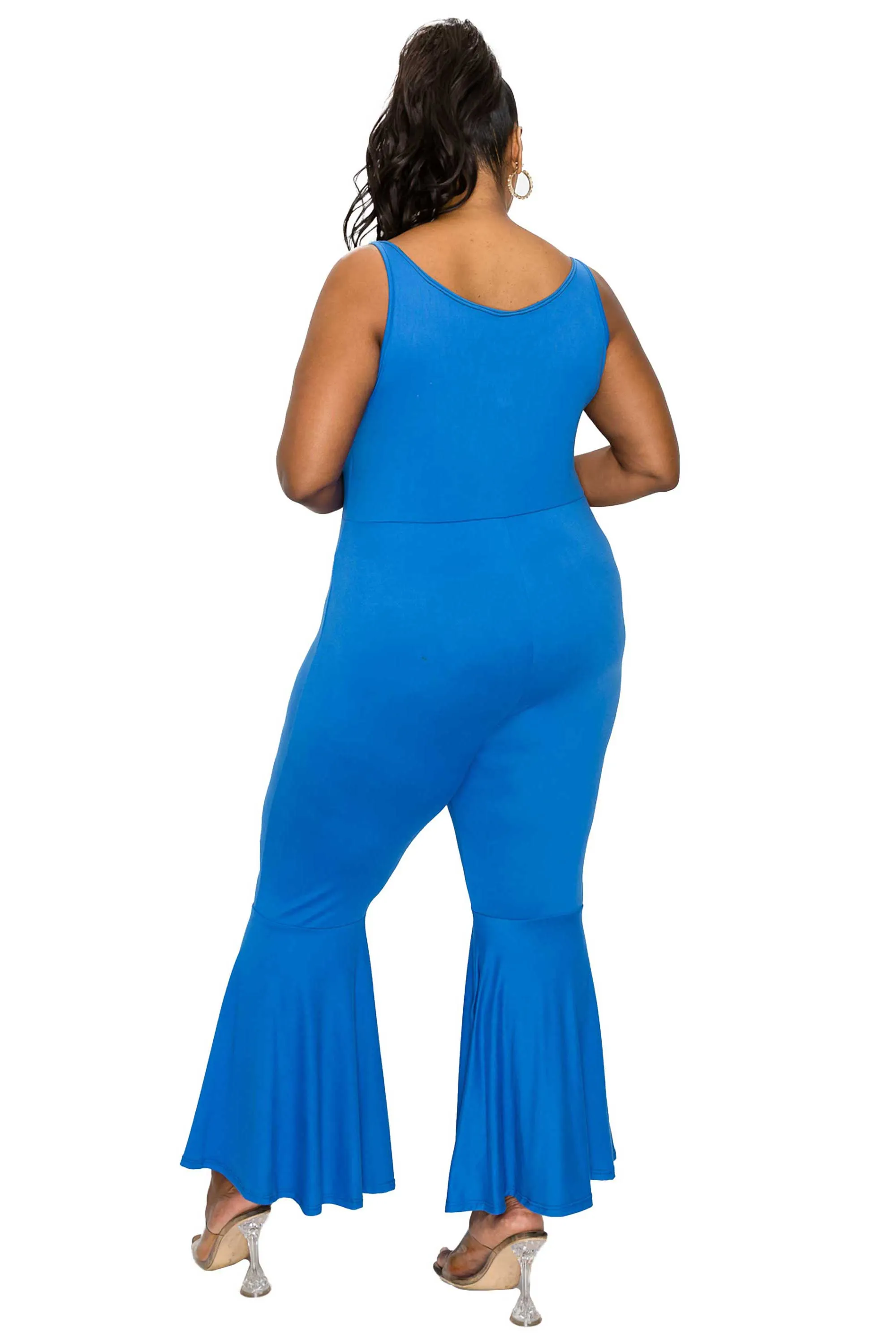 Jalda Flared Leg Tank Jumpsuit