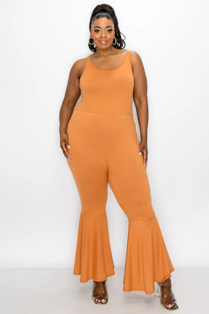 Jalda Flared Leg Tank Jumpsuit