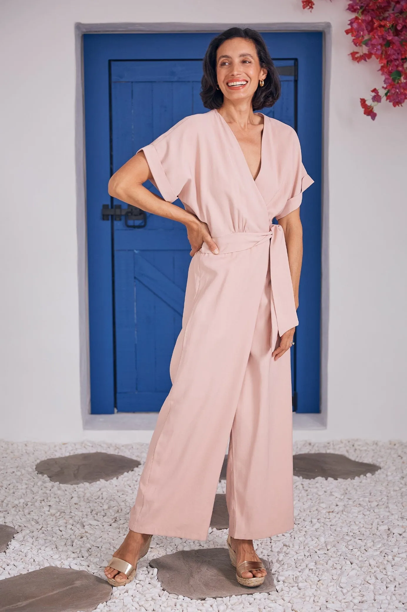 Jude Jumpsuit Blush-Pre Order