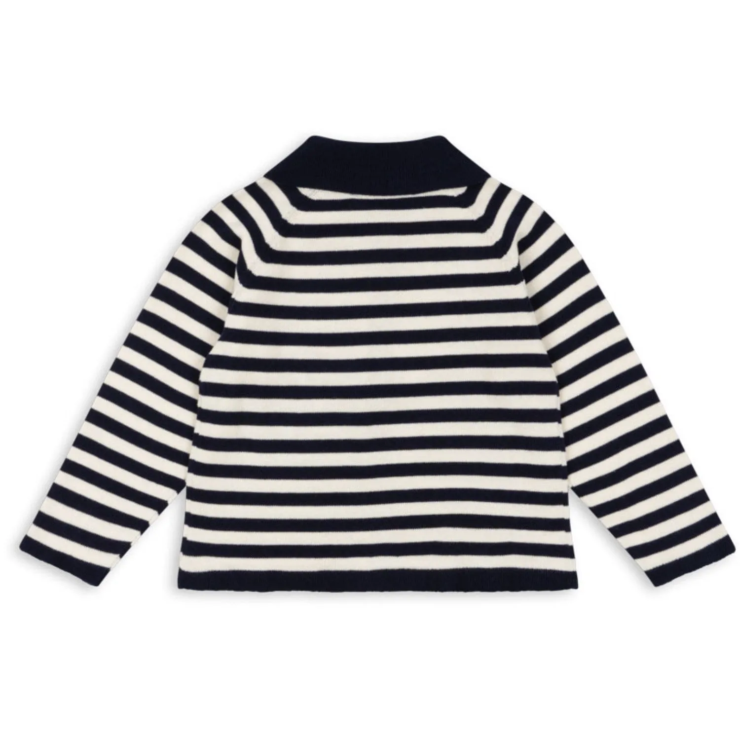 Konges Sløjd Navy Stripe Venton Knit Cardigan Gots