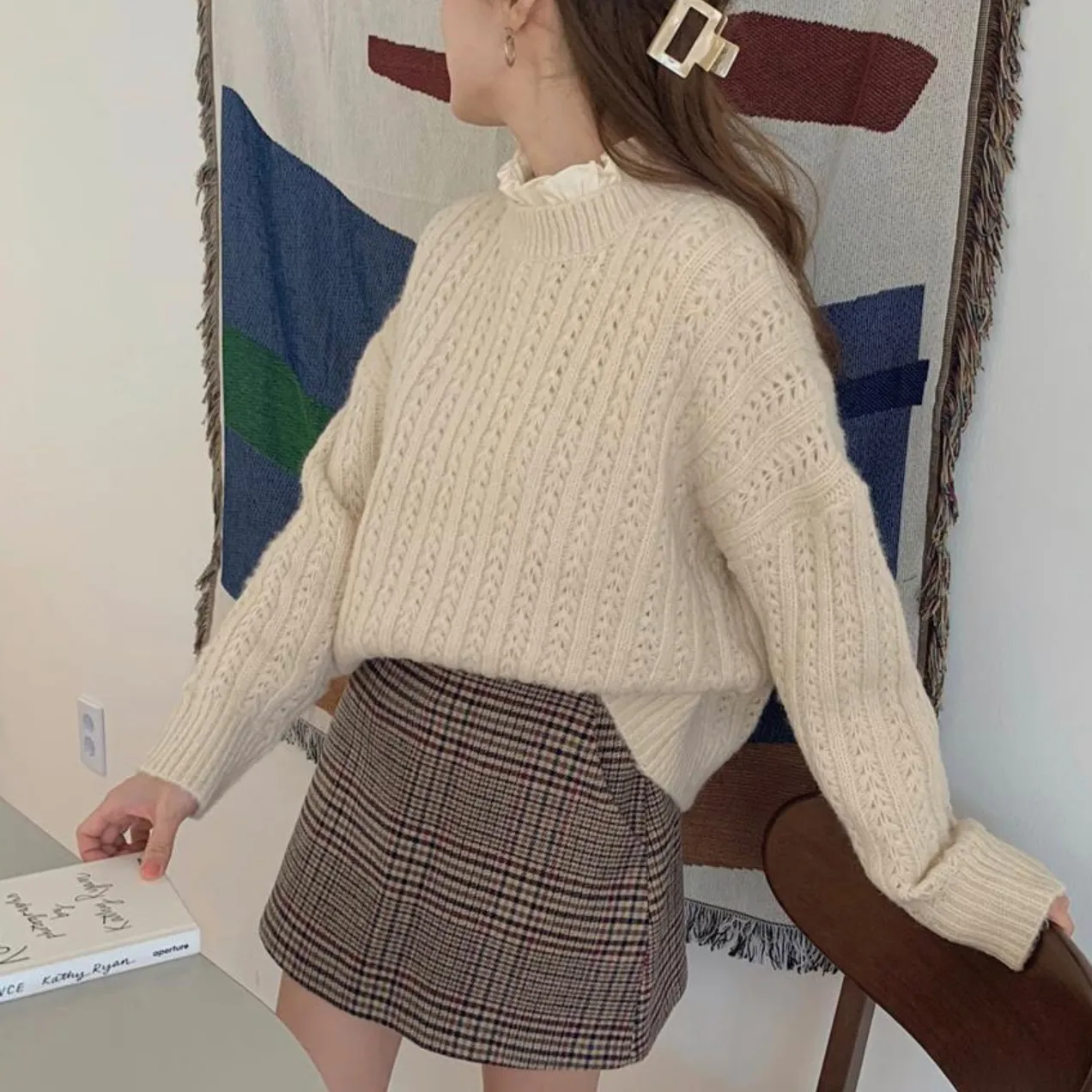 [Korean Style] Gemma Plaid Mini Skirt