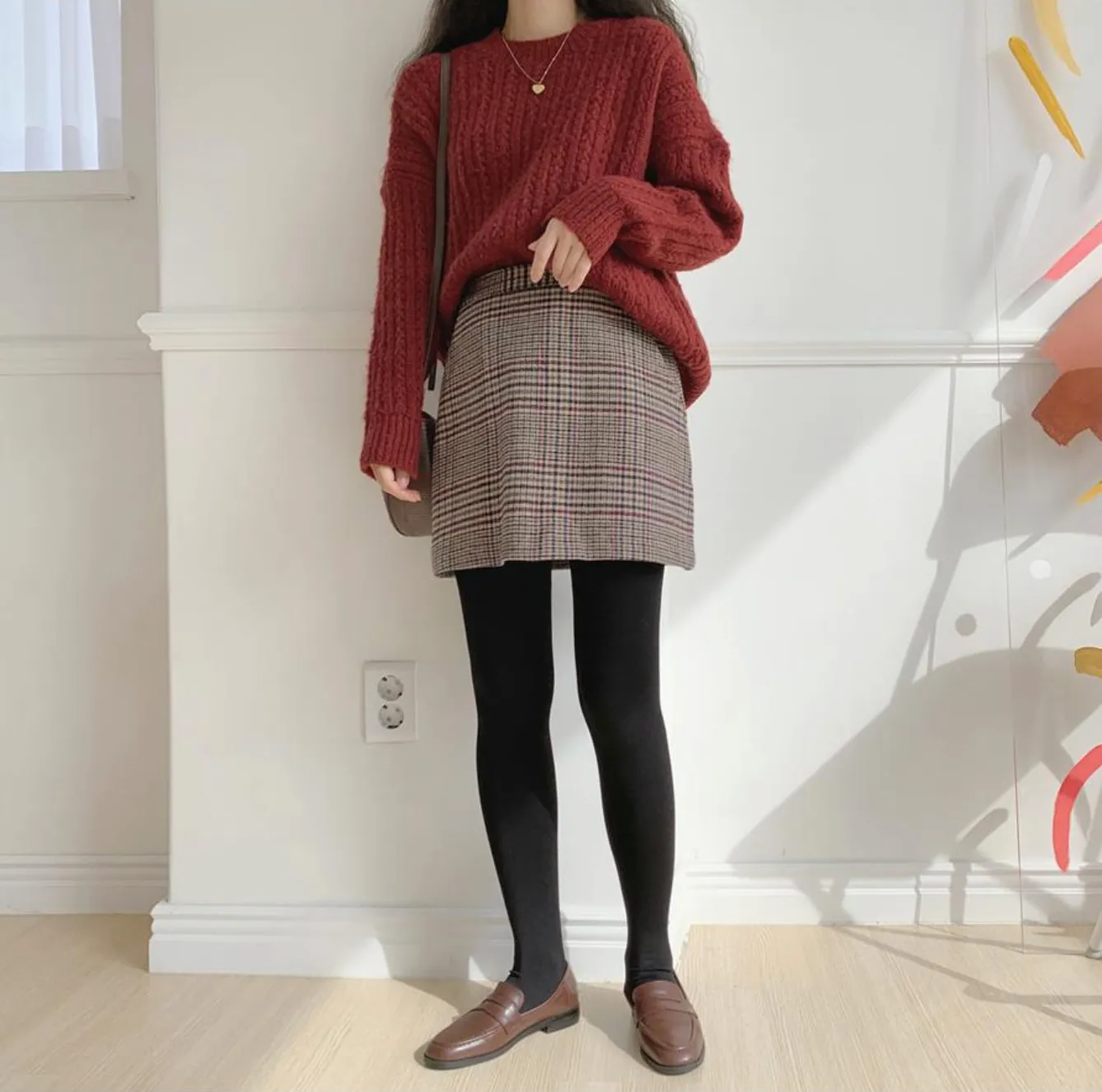 [Korean Style] Gemma Plaid Mini Skirt