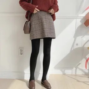 [Korean Style] Gemma Plaid Mini Skirt