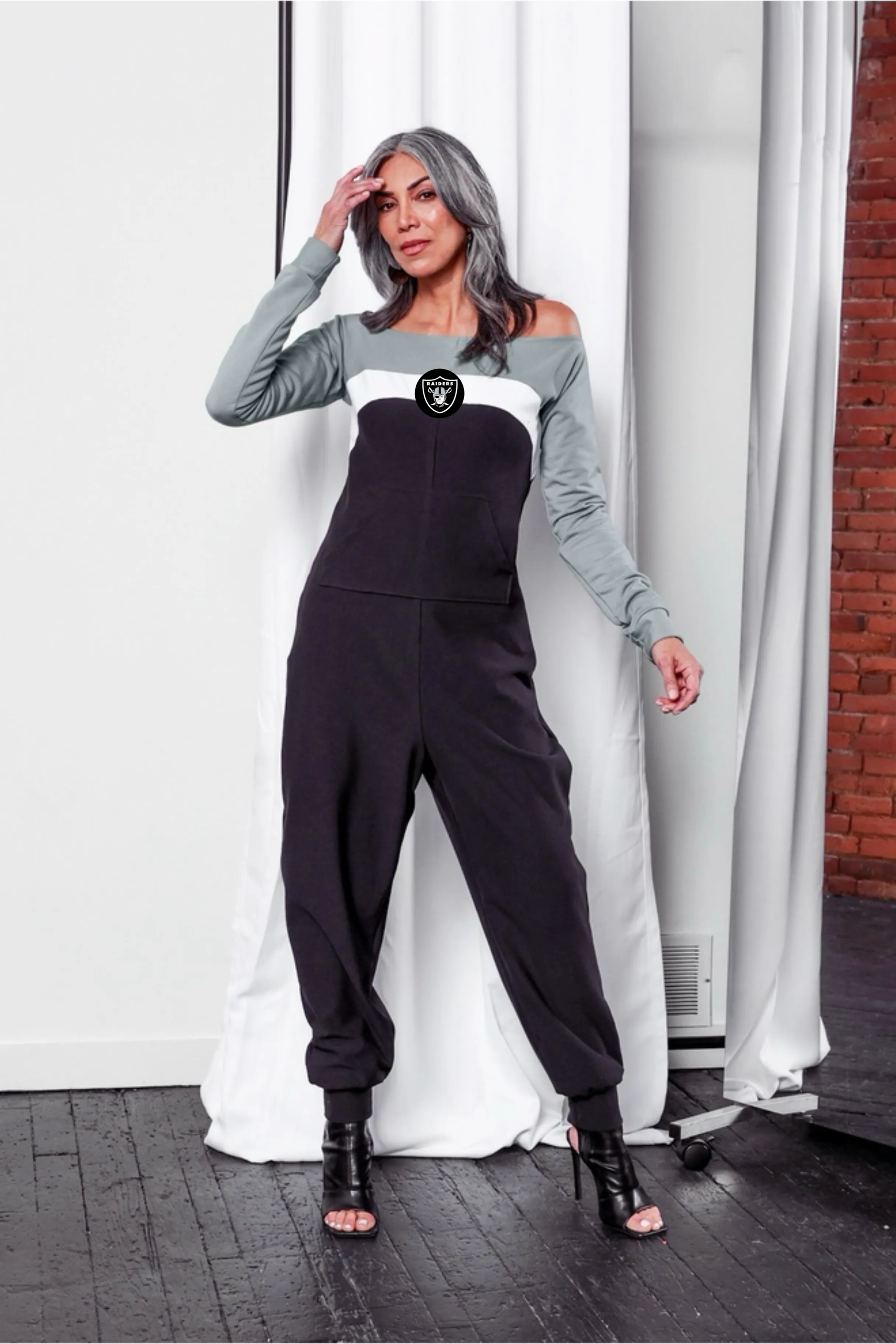 Las Vegas Raiders Color Block Jumpsuit