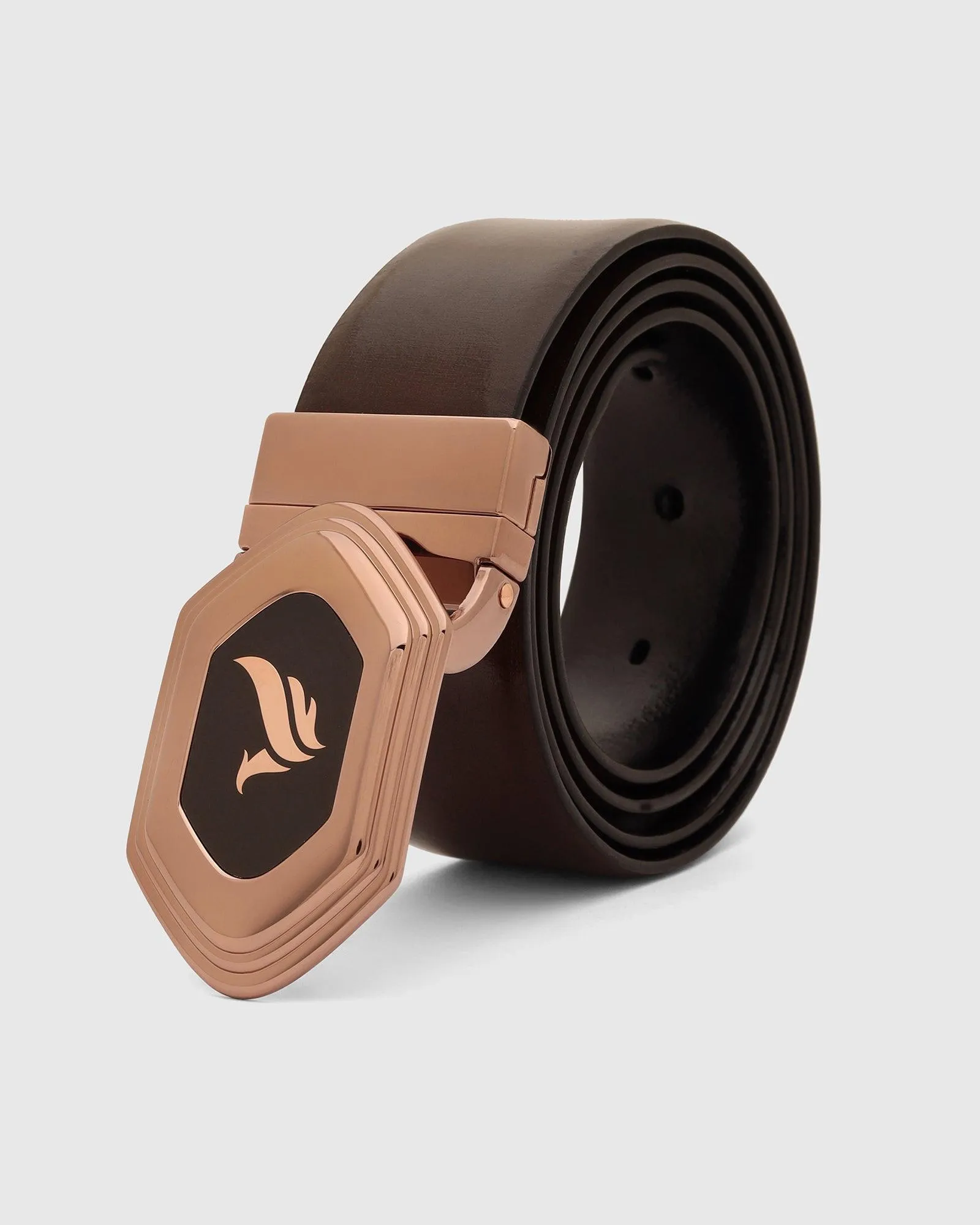 Leather Reversible Wine & Black Solid Belt - Unstorm