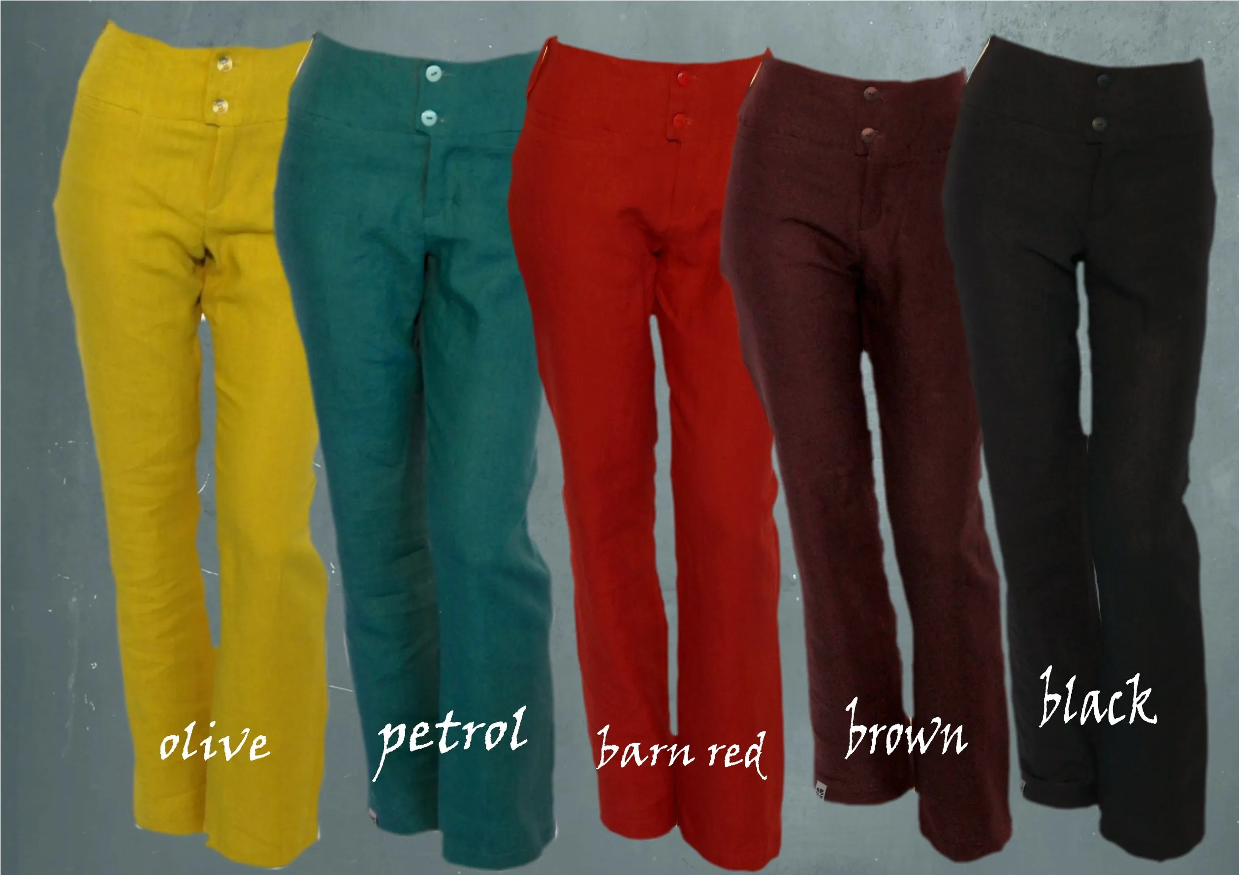 linnen broek rechte pijp/ linen pants straight legs