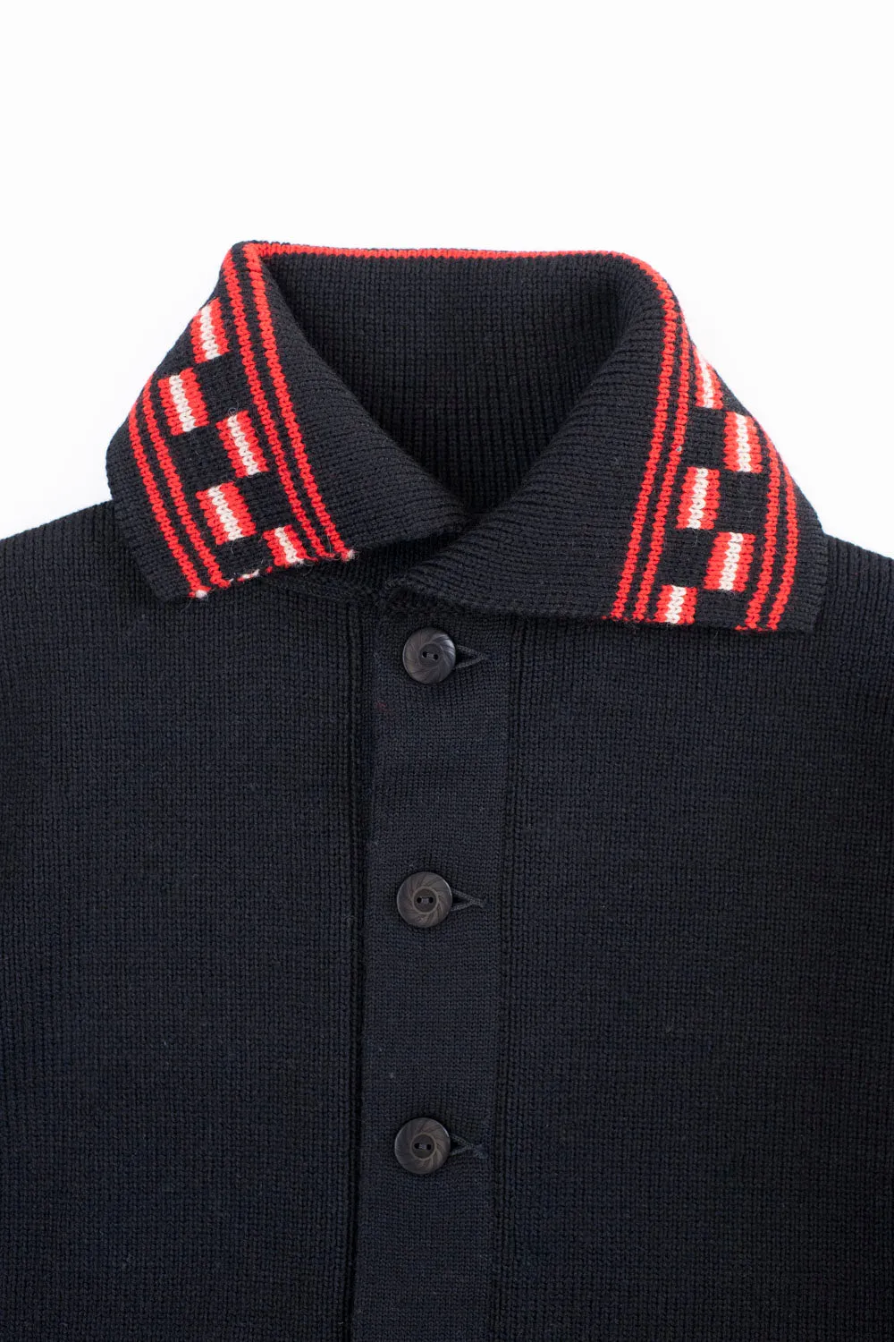 Lot JG-K01 - 1920 The Bradley Sweater - Black, Red