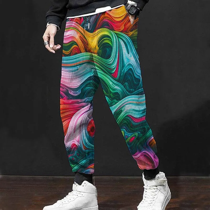 Men's Casual Digital 3D Print Pants