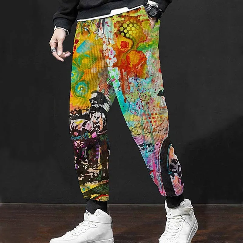 Men's Casual Digital 3D Print Pants