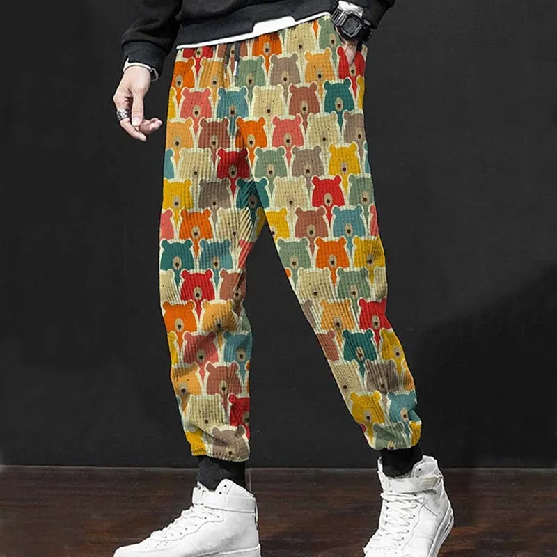 Men's Casual Digital 3D Print Pants