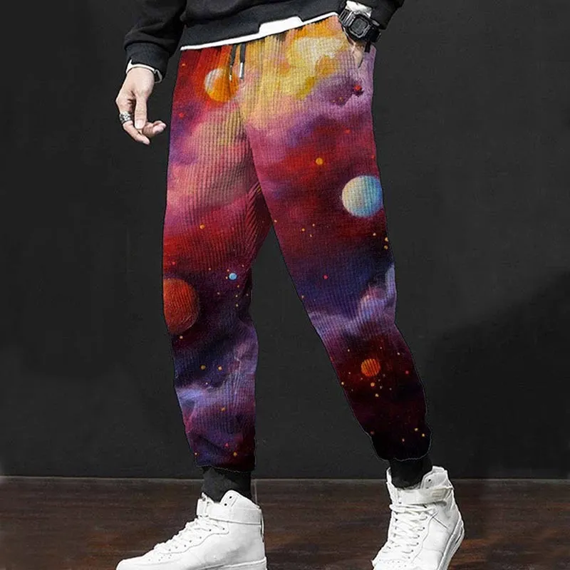 Men's Casual Digital 3D Print Pants