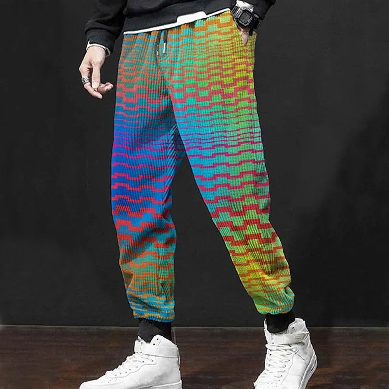 Men's Casual Digital 3D Print Pants