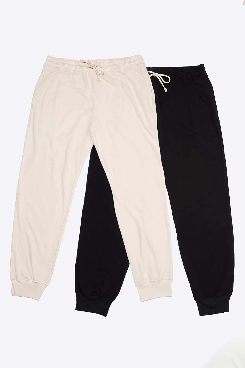 Men's Organic Jogger Pants 2 Pack