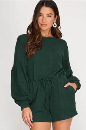 Mia Puff Sleeve Romper