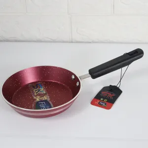 Mini Non Stick Marble Coated Maroon One Egg Frying Pan