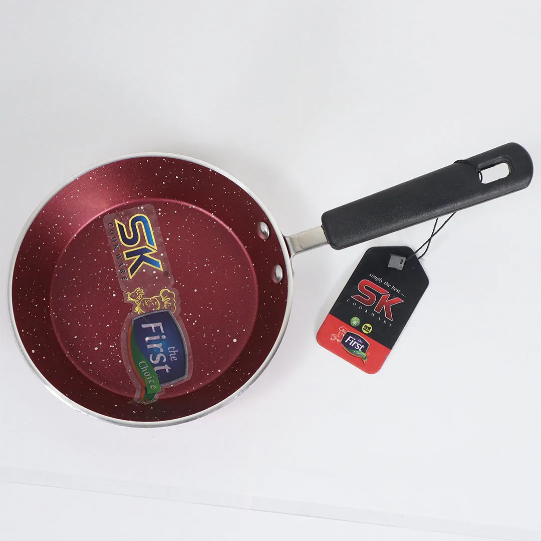 Mini Non Stick Marble Coated Maroon One Egg Frying Pan