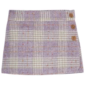 Mini Skort | Lilac Tweed (5, 6, 7, 10)