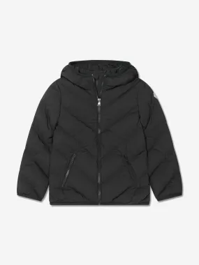 Moncler Enfant Girls Down Padded Kaori Coat in Black